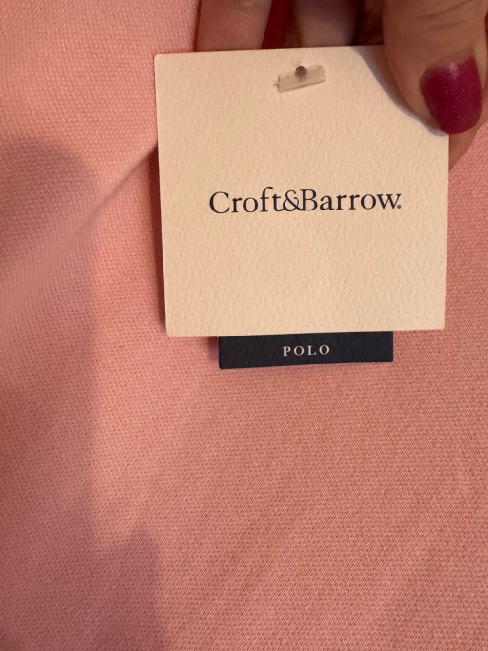 NWT Soft Light Pink Polo Top  XLARGE    #12 - Picture 9 of 10